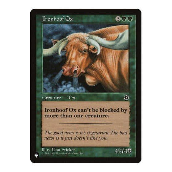 Ironhoof Ox (LIST) #P02-130 Uncommon (Lightly Played) The List Reprints Magic: The Gathering: 2026