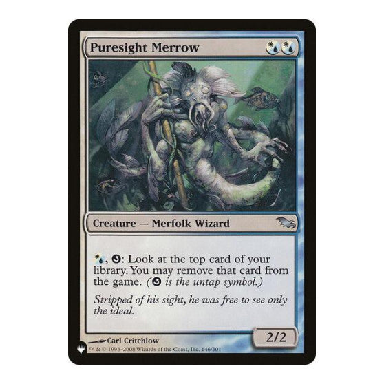Puresight Merrow (LIST) #146/301 Uncommon (Lightly Played) The List Reprints Magic: The Gathering: 2026