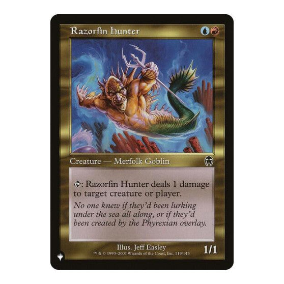 Razorfin Hunter (LIST) #119/143 Common (Lightly Played) The List Reprints Magic: The Gathering: 2026
