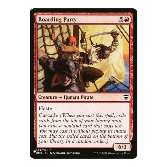 Boarding Party (LIST) #163/361 Common (Lightly Played) The List Reprints Magic: The Gathering: 2026
