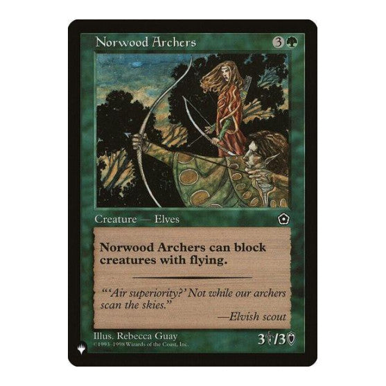 Norwood Archers (LIST) #P02-136 Common (Lightly Played) The List Reprints Magic: The Gathering: 2026