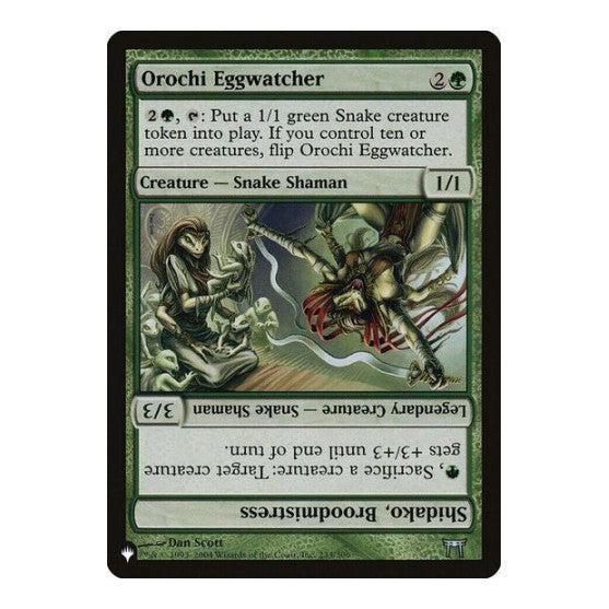 Orochi Eggwatcher // Shidako, Broodmistress (LIST) #233/306 Uncommon (Lightly Played) The List Reprints Magic: The Gathering: 2026