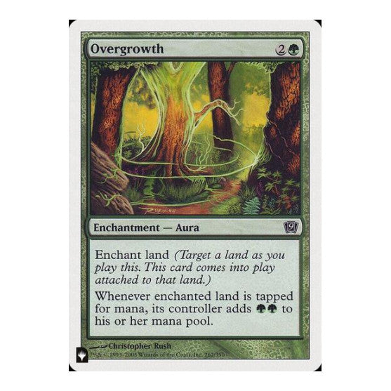 Overgrowth (LIST) #262/350 Common (Lightly Played) The List Reprints Magic: The Gathering: 2026