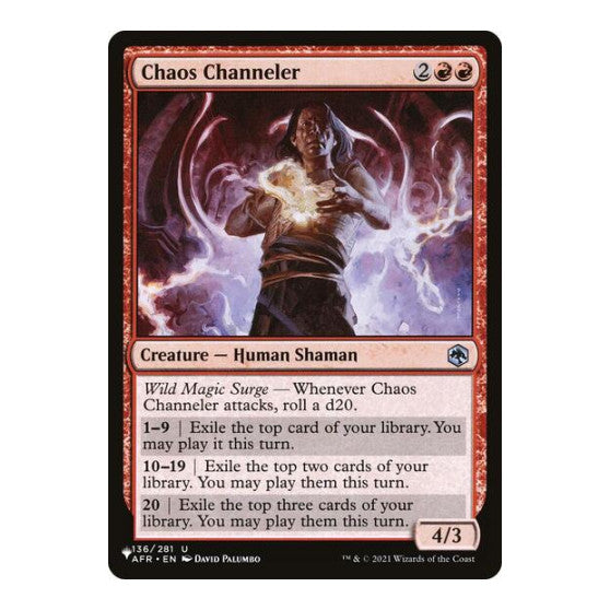 Chaos Channeler (LIST) #136/281 Uncommon (Lightly Played) The List Reprints Magic: The Gathering: 2026