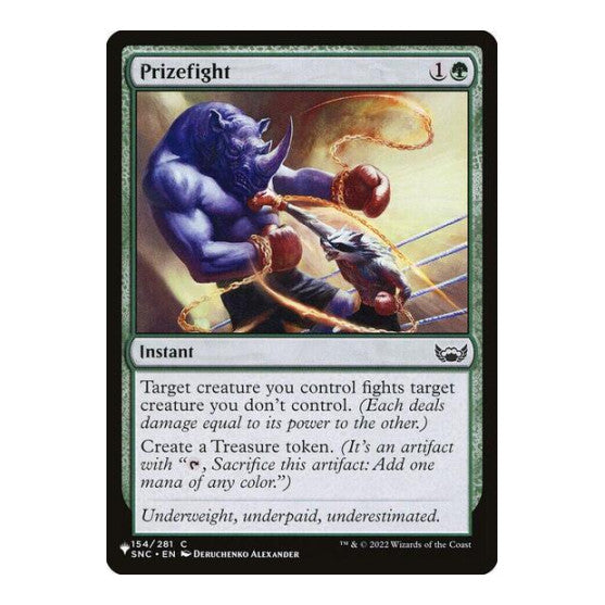 Prizefight (LIST) #154/281 Common (Lightly Played) The List Reprints Magic: The Gathering: 2026