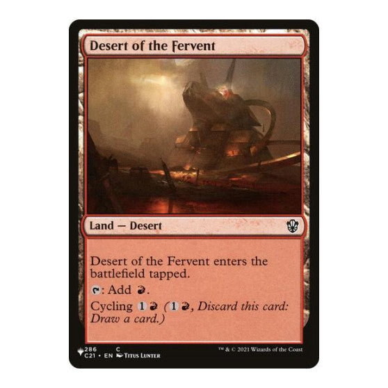 Desert of the Fervent (LIST) #286/081 Common (Lightly Played) The List Reprints Magic: The Gathering: 2026