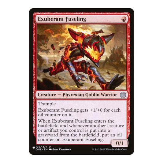 Exuberant Fuseling (LIST) #129/271 Uncommon (Lightly Played) The List Reprints Magic: The Gathering: 2026