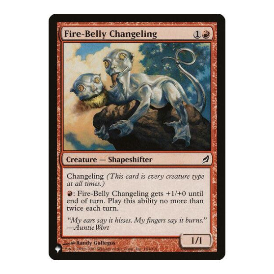 Fire-Belly Changeling (LIST) #164 Common (Lightly Played) The List Reprints Magic: The Gathering: 2026