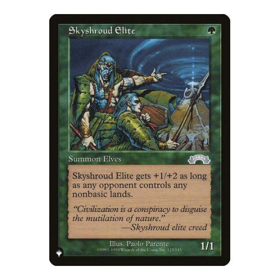 Skyshroud Elite (LIST) #123/143 Uncommon (Lightly Played) The List Reprints Magic: The Gathering: 2026