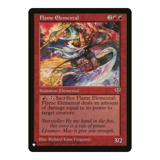 Flame Elemental (LIST) #MIR-175 Uncommon (Lightly Played) The List Reprints Magic: The Gathering: 2026