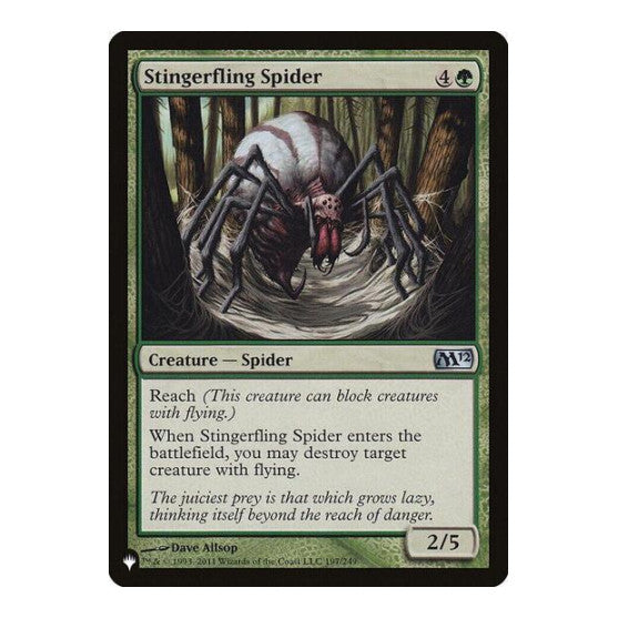 Stingerfling Spider (LIST) #197/249 Uncommon (Lightly Played) The List Reprints Magic: The Gathering: 2026