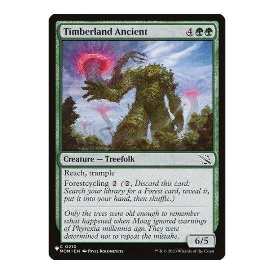 Timberland Ancient (LIST) #0210 Common (Lightly Played) The List Reprints Magic: The Gathering: 2026