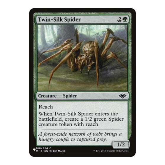 Twin-Silk Spider (LIST) #188/254 Common (Lightly Played) The List Reprints Magic: The Gathering: 2026