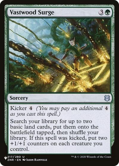 Vastwood Surge (LIST) #217/280 Uncommon (Lightly Played) The List Reprints Magic: The Gathering: 2026