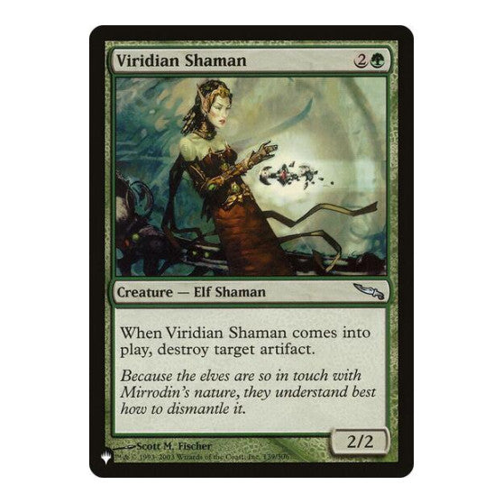 Viridian Shaman (LIST) #139/306 Uncommon (Lightly Played) The List Reprints Magic: The Gathering: 2026