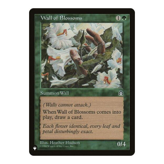 Wall of Blossoms (LIST) #STH-125 Uncommon (Lightly Played) The List Reprints Magic: The Gathering: 2026
