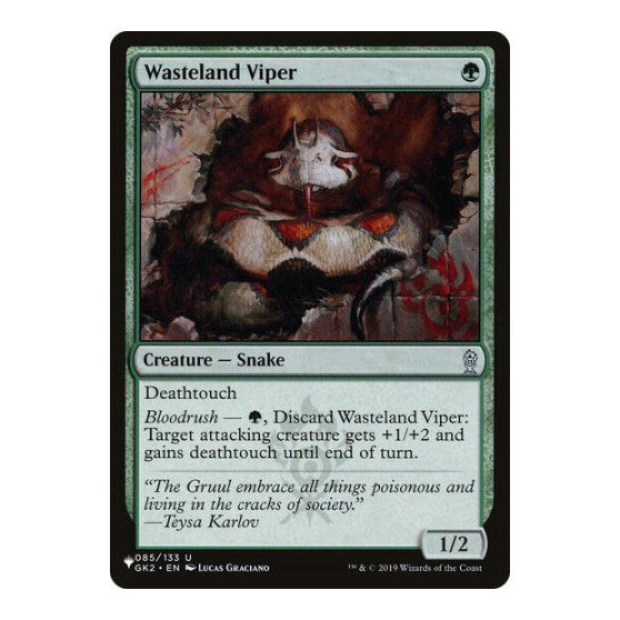 Wasteland Viper (LIST) #085/133 Uncommon (Lightly Played) The List Reprints Magic: The Gathering: 2026