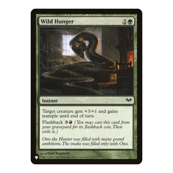 Wild Hunger (LIST) #132/158 Common (Lightly Played) The List Reprints Magic: The Gathering: 2026