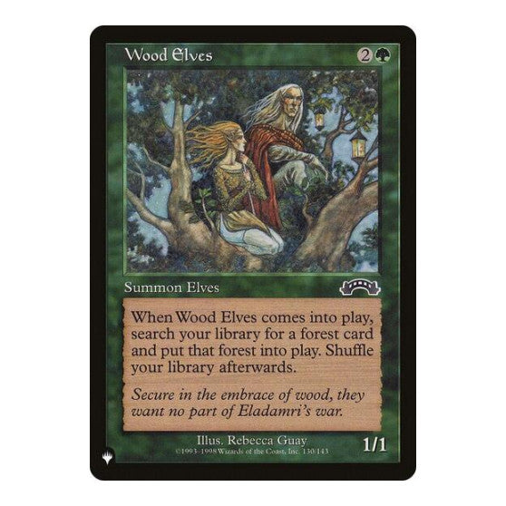 Wood Elves (LIST) #130/143 Common (Lightly Played) The List Reprints Magic: The Gathering: 2026
