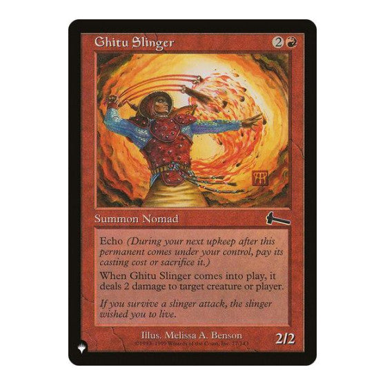 Ghitu Slinger (LIST) #77/143 Common (Lightly Played) The List Reprints Magic: The Gathering: 2026