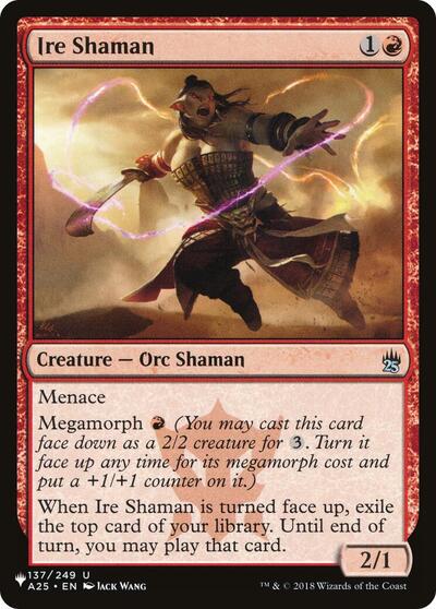 Ire Shaman (LIST) #A25-137 Uncommon (Lightly Played) The List Reprints Magic: The Gathering: 2026