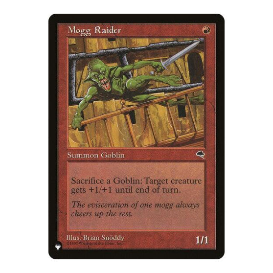 Mogg Raider (LIST) #TMP-191 Common (Lightly Played) The List Reprints Magic: The Gathering: 2026