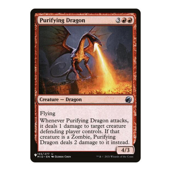 Purifying Dragon (LIST) #155/277 Uncommon (Lightly Played) The List Reprints Magic: The Gathering: 2026