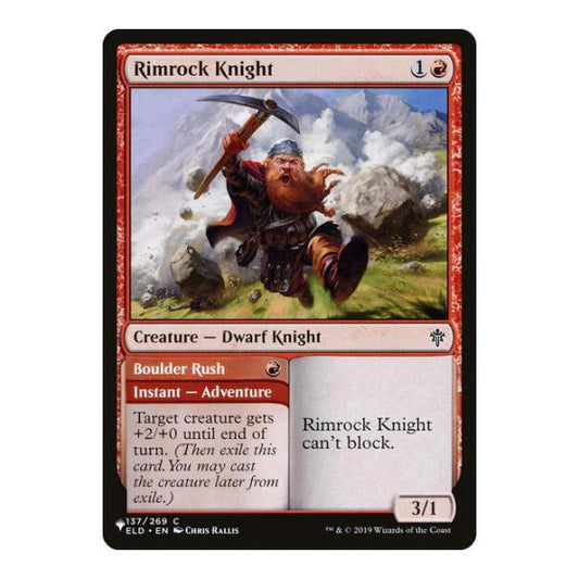 Rimrock Knight (LIST) #137/269 Common (Lightly Played) The List Reprints Magic: The Gathering: 2026