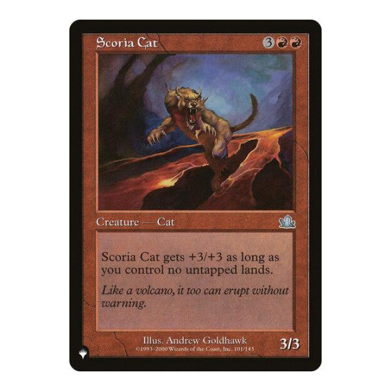 Scoria Cat (LIST) #101/143 Uncommon (Lightly Played) The List Reprints Magic: The Gathering: 2026