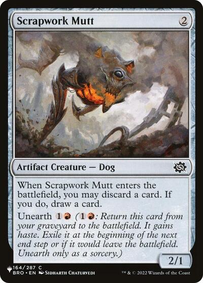 Scrapwork Mutt (LIST) #BRO-164 Common (Lightly Played) The List Reprints Magic: The Gathering: 2026