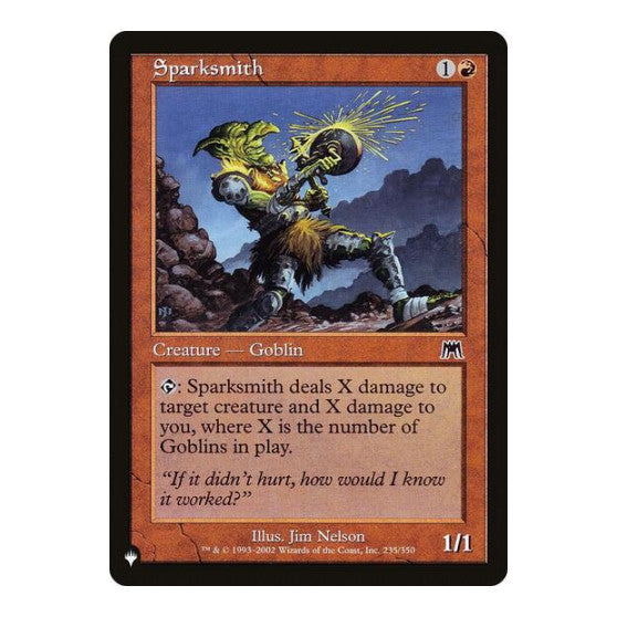 Sparksmith (LIST) #235/350 Common (Lightly Played) The List Reprints Magic: The Gathering: 2026