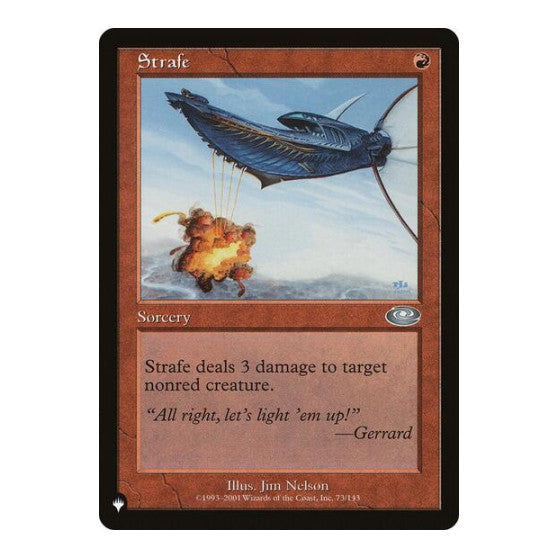 Strafe (LIST) #73/143 Uncommon (Lightly Played) The List Reprints Magic: The Gathering: 2026