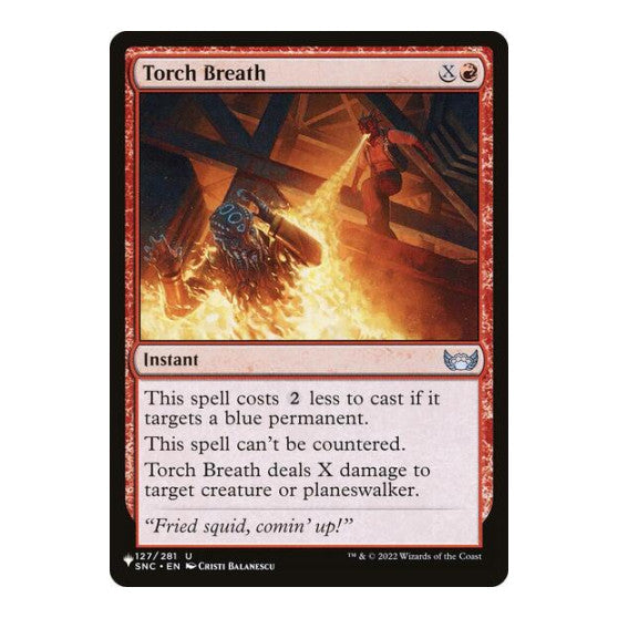 Torch Breath (LIST) #127/281 Uncommon (Lightly Played) The List Reprints Magic: The Gathering: 2026