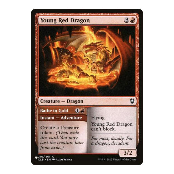 Young Red Dragon (LIST) #210/361 Common (Lightly Played) The List Reprints Magic: The Gathering: 2026