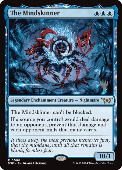 The Mindskinner (PPDSK) #66p Rare (Lightly Played) Promo Pack: Duskmourn: House of Horror Magic: The Gathering: 2024