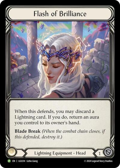 Flash of Brilliance - LGS314 (PR) #LGS314 Promo (Rainbow Foil Near Mint) Flesh and Blood: Promo Cards Flesh and Blood TCG: 2019