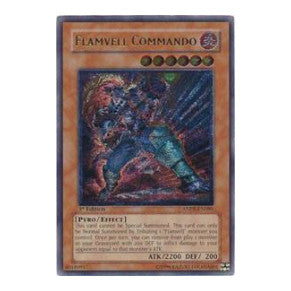 Flamvell Commando (UTR) (ANPR) #ANPR-EN086 Ultimate Rare (1st Edition Damaged) Ancient Prophecy YuGiOh: 2009