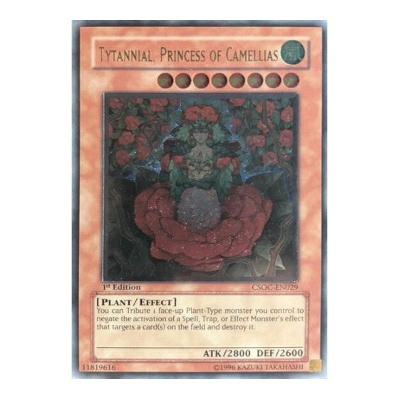 Tytannial, Princess of Camellias (UTR) (CSOC) #CSOC-EN029 Ultimate Rare (Unlimited Near Mint) Crossroads of Chaos YuGiOh: 2008