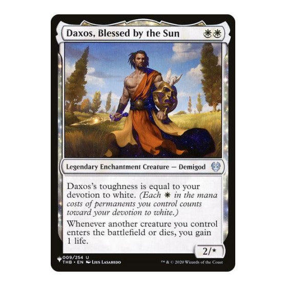 Daxos, Blessed by the Sun (LIST) #009/254 Uncommon (Lightly Played) The List Reprints Magic: The Gathering: 2026
