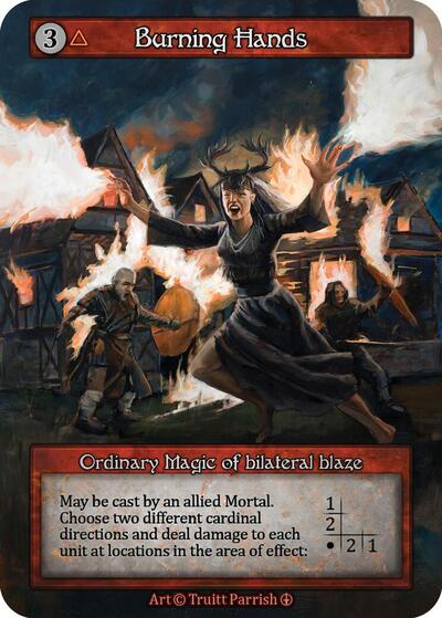 2024 Sorcery Contested Realm: Arthurian Legends (ART) - Burning Hands (Ordinary) (Near Mint)