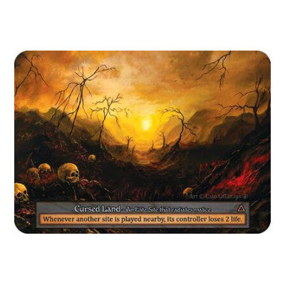 Cursed Land (ART) Elite (Lightly Played) Arthurian Legends Sorcery: Contested Realm: 2024