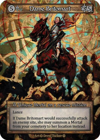 Dame Britomart (ART) Unique (Near Mint) Arthurian Legends Sorcery: Contested Realm: 2024