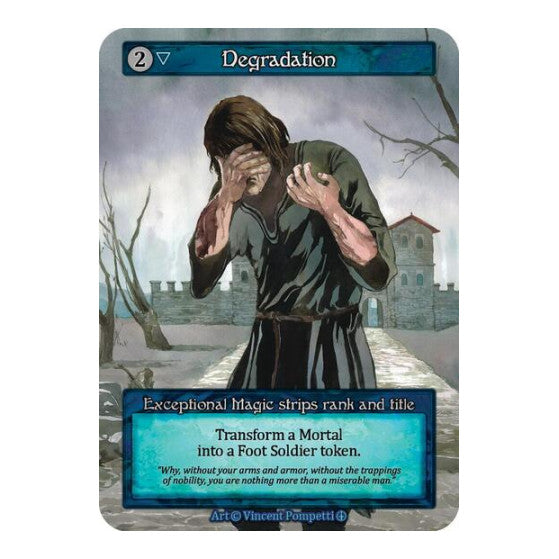 Degradation (ART) Exceptional (Lightly Played) Arthurian Legends Sorcery: Contested Realm: 2024