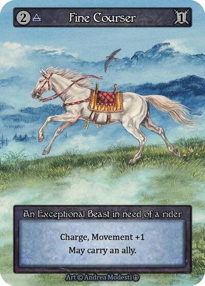 Fine Courser (ART) Exceptional (Near Mint) Arthurian Legends Sorcery: Contested Realm: 2024