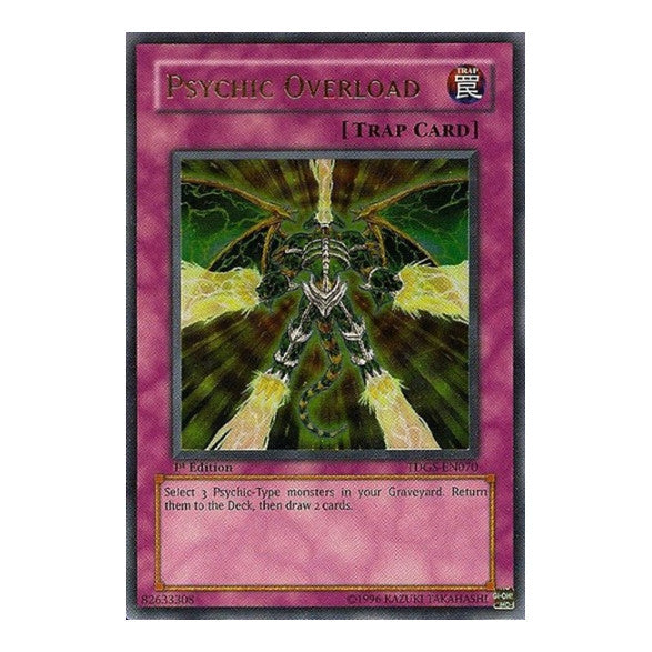 Psychic Overload (UTR) (TDGS) #TDGS-EN070 Ultimate Rare (1st Edition Damaged) The Duelist Genesis YuGiOh: 2008
