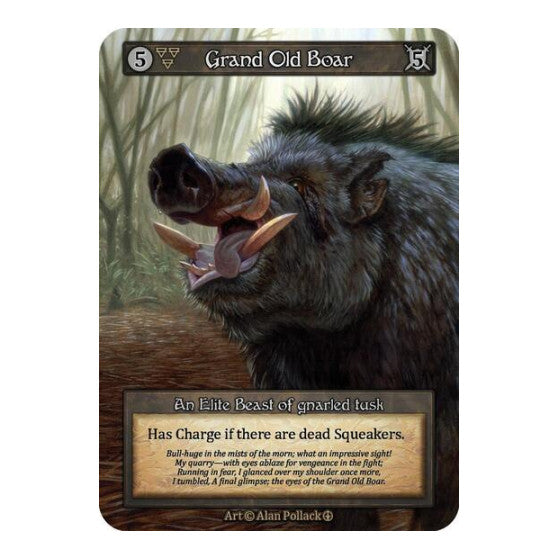 Grand Old Boar (ART) Elite (Near Mint) Arthurian Legends Sorcery: Contested Realm: 2024