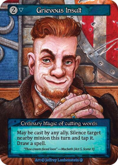2024 Sorcery Contested Realm: Arthurian Legends (ART) - Grievous Insult (Ordinary) (Near Mint)