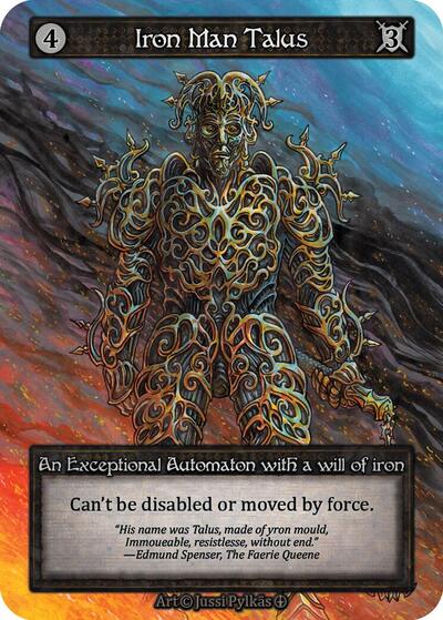 Iron Man Talus (ART) Exceptional (Near Mint) Arthurian Legends Sorcery: Contested Realm: 2024