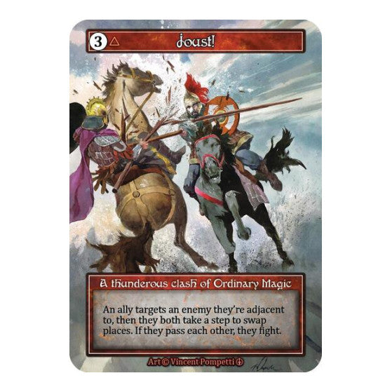 Joust! (Foil) (ART) Ordinary (Foil Lightly Played) Arthurian Legends Sorcery: Contested Realm: 2024