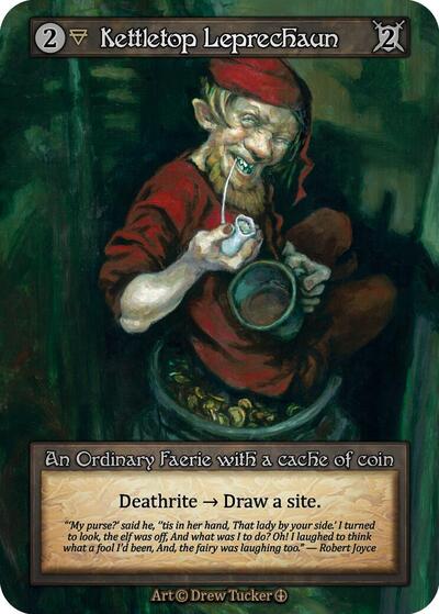 2024 Sorcery Contested Realm: Arthurian Legends (ART) - Kettletop Leprechaun (Ordinary) (Near Mint)